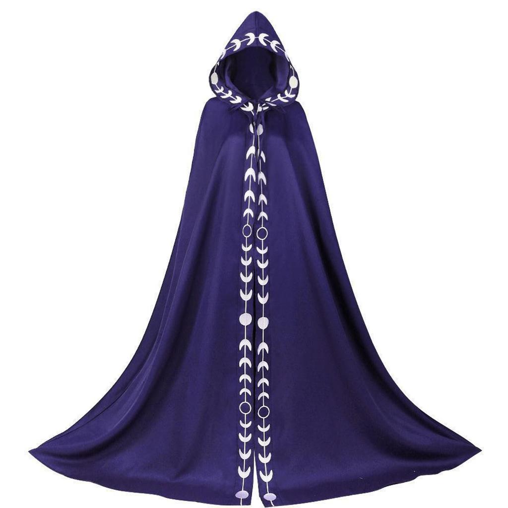 Fancy Dresses Party Wizard Witch Mantle Magician Outfit Cloak Halloween Women Men Cape Vampires Robe Cosplays Costumes