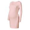 Women Pregnant Maternity Long Sleeve High Elastic Soft Dress