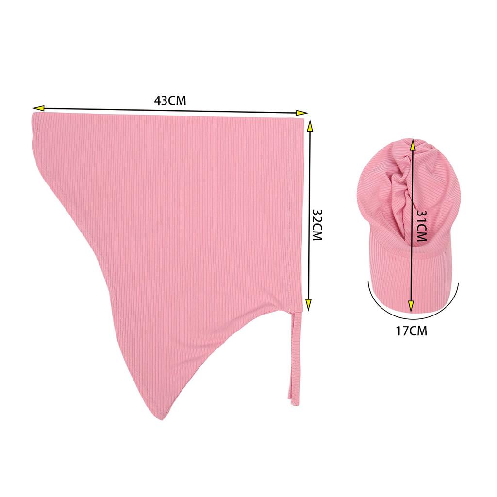Islamic Hijab Baseball Cap for Woman Abayas Jersey Scarf Neck Cover Muslim Women Turban Instant Head Wrap Solid Color Hat