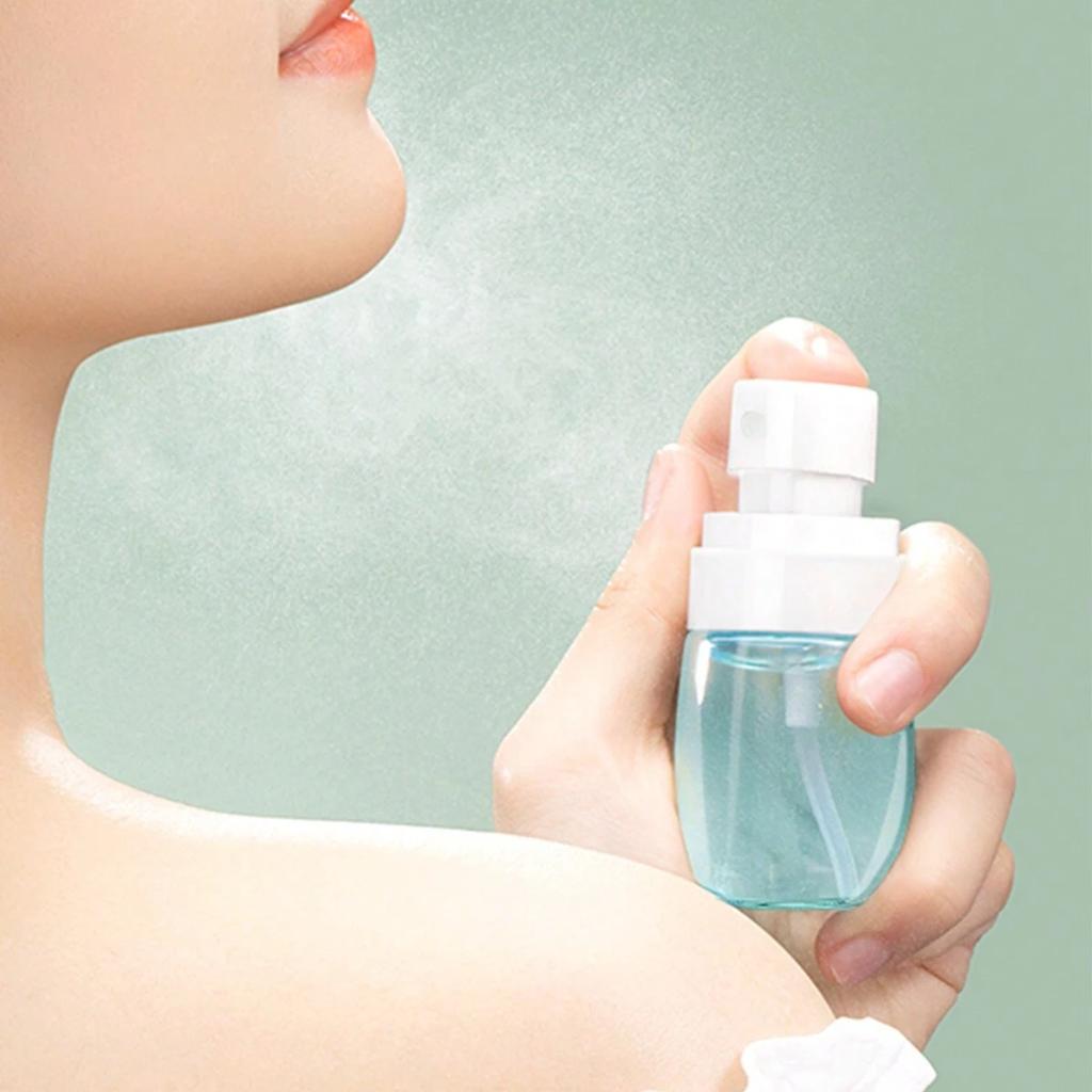 2 Stück tragbare, durchsichtige Sprühflasche für unterwegs, 30/60/100 ml, Parfümzerstäuber, Spenderflasche, Nebel, Toner, Lotion, leer, nachfüllbare Flaschen