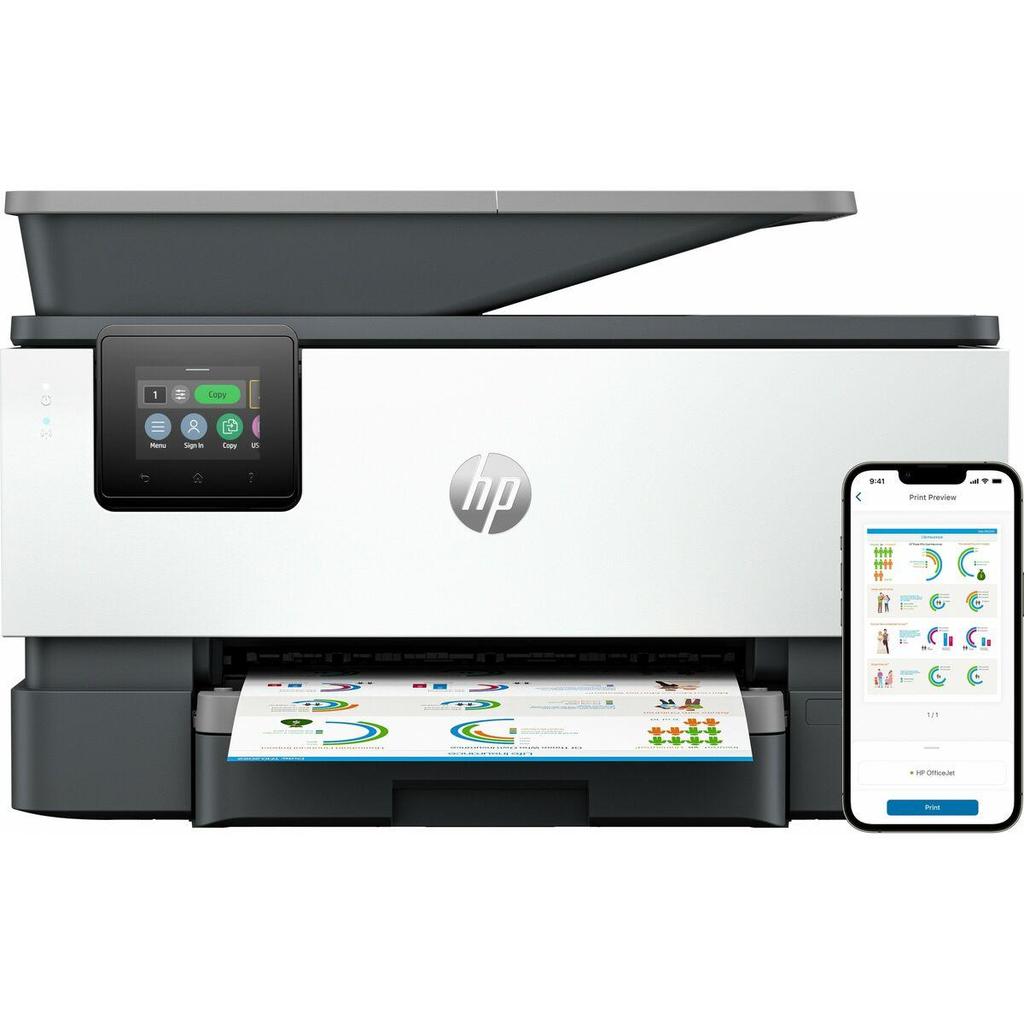 HP Officejet Pro 9120b Multifunction Inkjet Printer 20ppm Gray