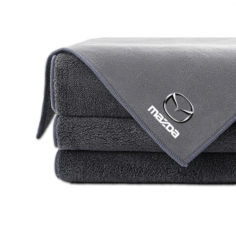 Miękka Szczotka do Czyszczenia Samochodu Ręcznik do Mycia Samochodu Ściereczka z Mikrofibry Akcesoria Samochodowe Do Mazda 3 6 CX5 2 CX3 CX9 MX5 RX8 Axela Demio MS CX5 2 Axela Demio