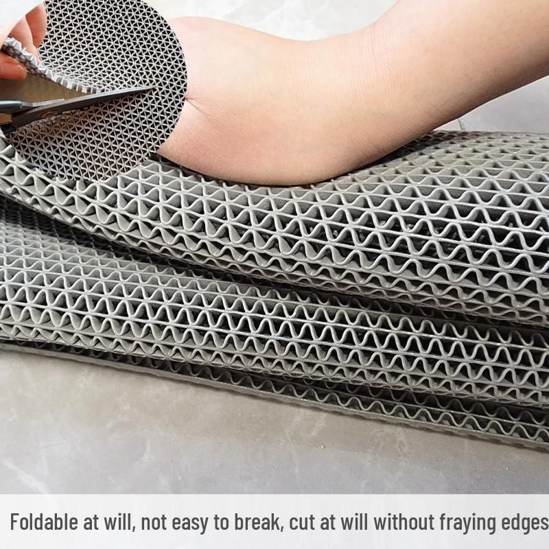 PVC Anti-Slip Mesh Floor Mat for Pool, Bathroom, and Kitchen