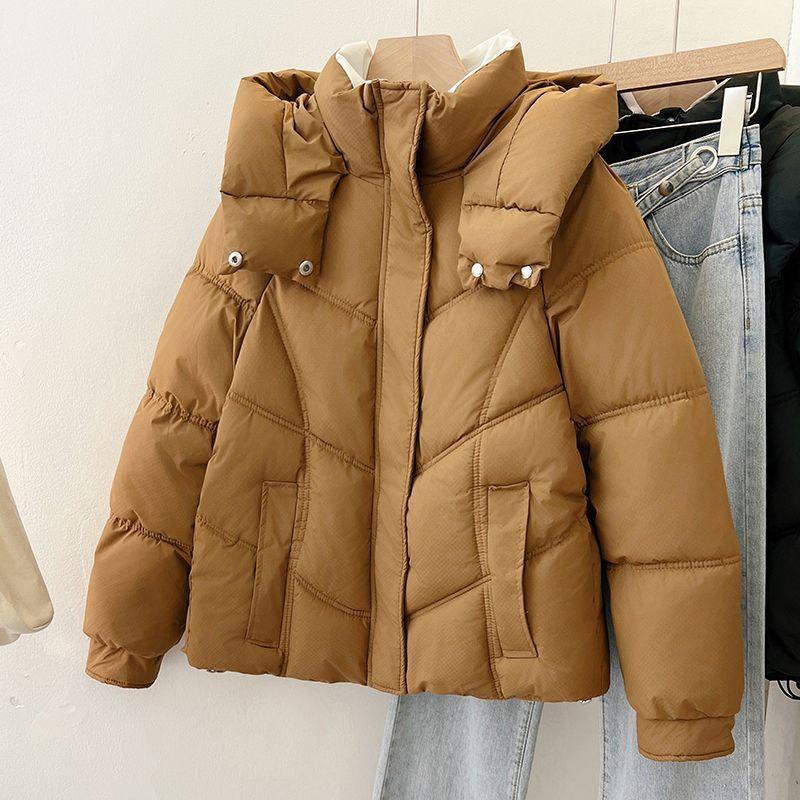 Down Cotton-padded Jacket Women's Short Winter New Loose Cotton-padded Jacket Short Padded Coat