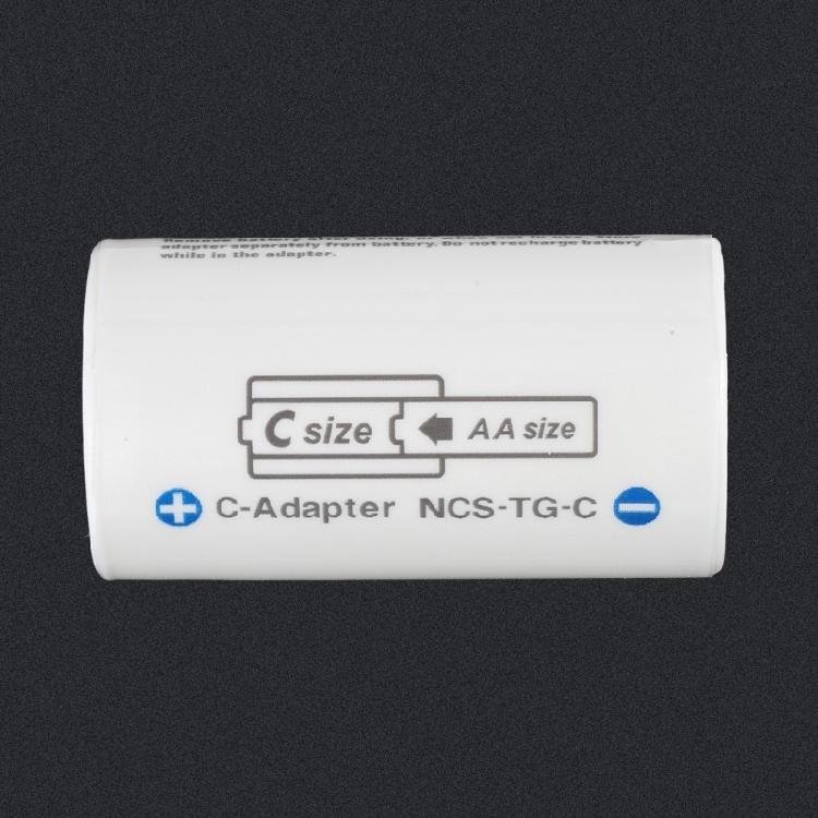 Efficient LR6 AA To LR14 C Size Power Cell Adapter Sleeve Case for Seamlessly Battery Transition Holder