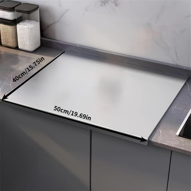 Large Foldable Stainless Steel Cutting Board, Kitchen Tools, BBQ, Kitchen Items, Kitchens Accessories for Home & Outdoor Use