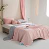 Air Condition Comforter for Summer Pure Color Ice Silk Cooling Blanket Lightweight and Smooth Twin/King Size Cold Quilt