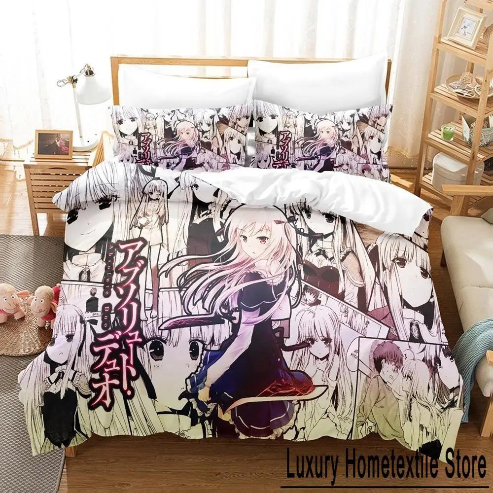 

Absolute Duo Bedding Set Single Twin Full Queen King Size Bed Set Adult Kid Bedroom Duvetcover Sets 3D Print Anime Bed Sheet Set Tool 70x133cm 2pcs
