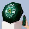 Sporting CP FC Mini 5-fach Taschenschirm Kompakt Leicht Anti-UV Regen Sonnenschutz Schirm Tragbar Reise Regenschirm