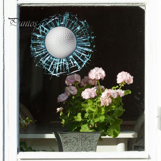 3D-prank vanskelig knust glass-klistremerke Realistisk visuell påvirkning Vanntett Sterk klebrighet Enkel påføring Bildekal Vindusklistremerke