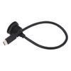Prodlužovací kabel s montáží na panel 5 Gb/s Typ C 3.0 samec na samici Zapuštěný montážní adaptér 20V 3A