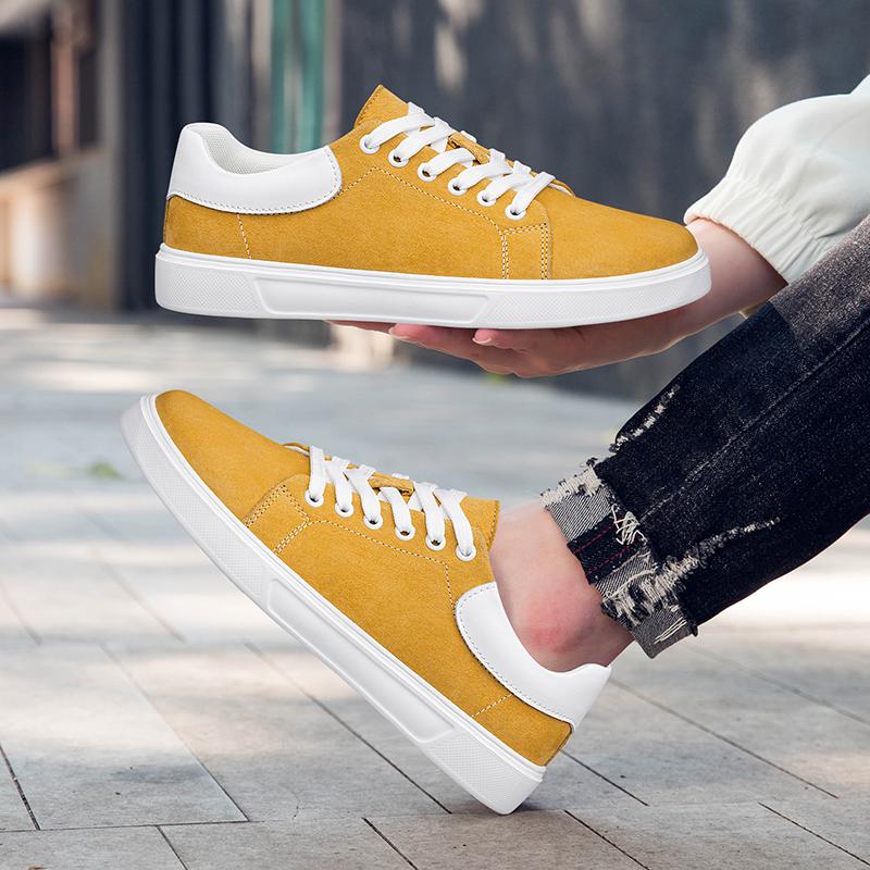 Lace-Up Summer Man Shoes Genuine Leather Skate Shoes Men Male Comfortable Sneakers Outdoor All-match Casual Shoes Brand Flats
