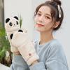 Flip Gloves Autumn Winter Gloves Apparel Accessories Cartoon Panda  Gloves Women  Flip Gloves