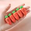 Lovely Childrens Learning Kawai Stationery Creative 3D Cute Eraser Cartoon Carrot Eraser Office Accessories School Supplies