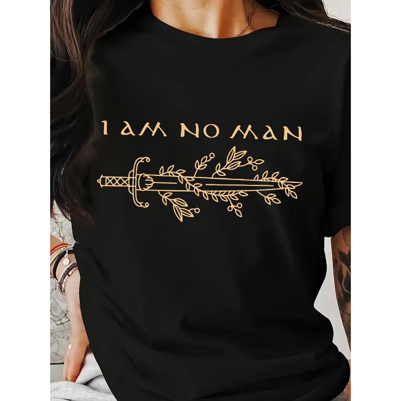 Plus Size Women s Letter Print Oversized Short Sleeve Round Neck Casual Summer Spring Tee S чёрный
