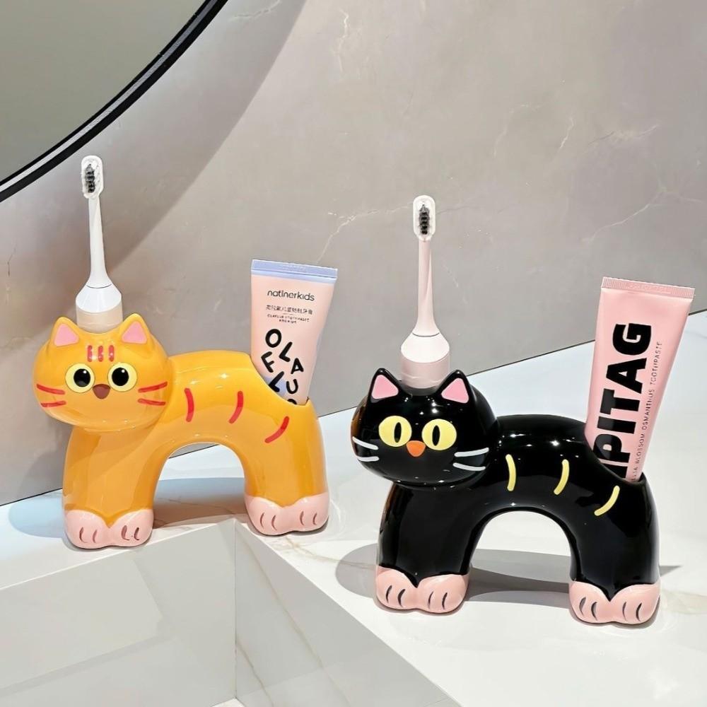Ceramic Material Electric Toothbrush Stand Bathroom Counter Organizer  for Bathroom Accessory