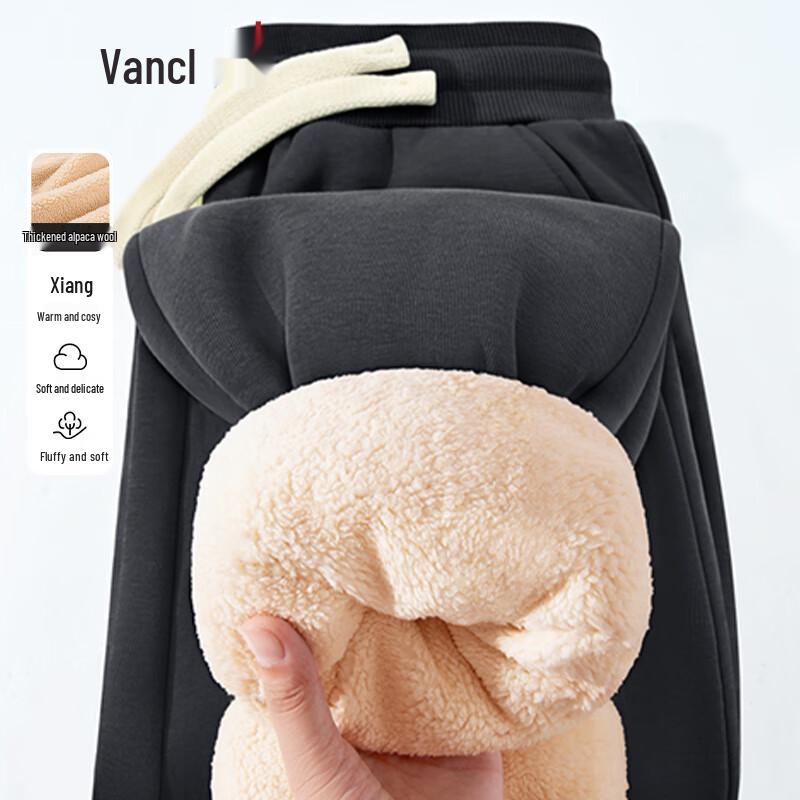 

VANCL Men s Winter Thickened Fleece-Lined Casual Pants 3XL