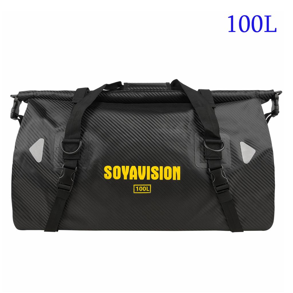 Wasserdichte Motorrad-Hecktasche Reise Outdoor Trockene Gepäckrolle Packtasche 20 /40/66 Motorrad-Gepäckrucksack Motorrad-Sitzbanktasche