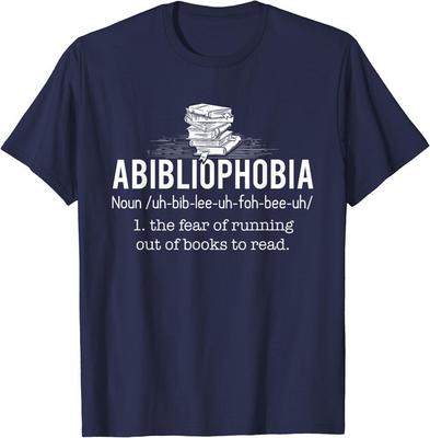 Abibliophobia Funny Reading Bookworm Reader Gift Unisex T-Shirt