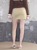 KIJUN Joel Cargo Mini Skirt Beige