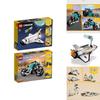31134 Creative 3 In 1 Series Space Shuttle Building Blocks For Kids And Girls