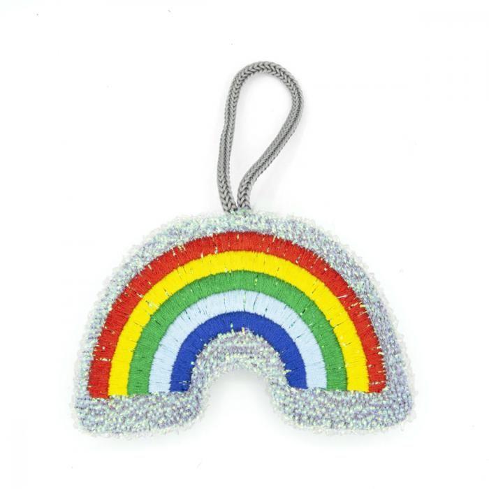 Set of 2 Rainbow Dish Sponges - Kikkerland - Multicolor -