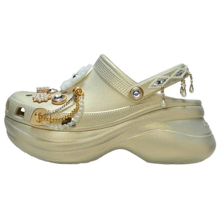 Crocs Retro Fashion Clogs Women Footwear Gold 211519-2Y2