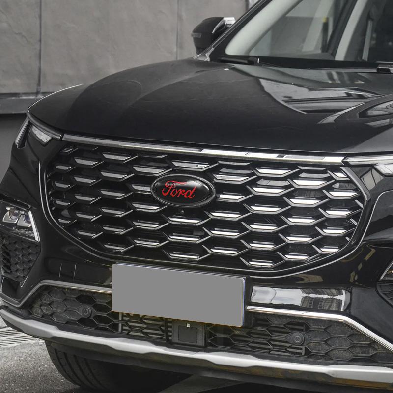 TQ012For Ford Escort Explorer Fusion Kuga Mondeo Ecosport C-Max 1Pc Car Front Grill Emblem Rear Trunk Lid Cover Logo Auto Accessories