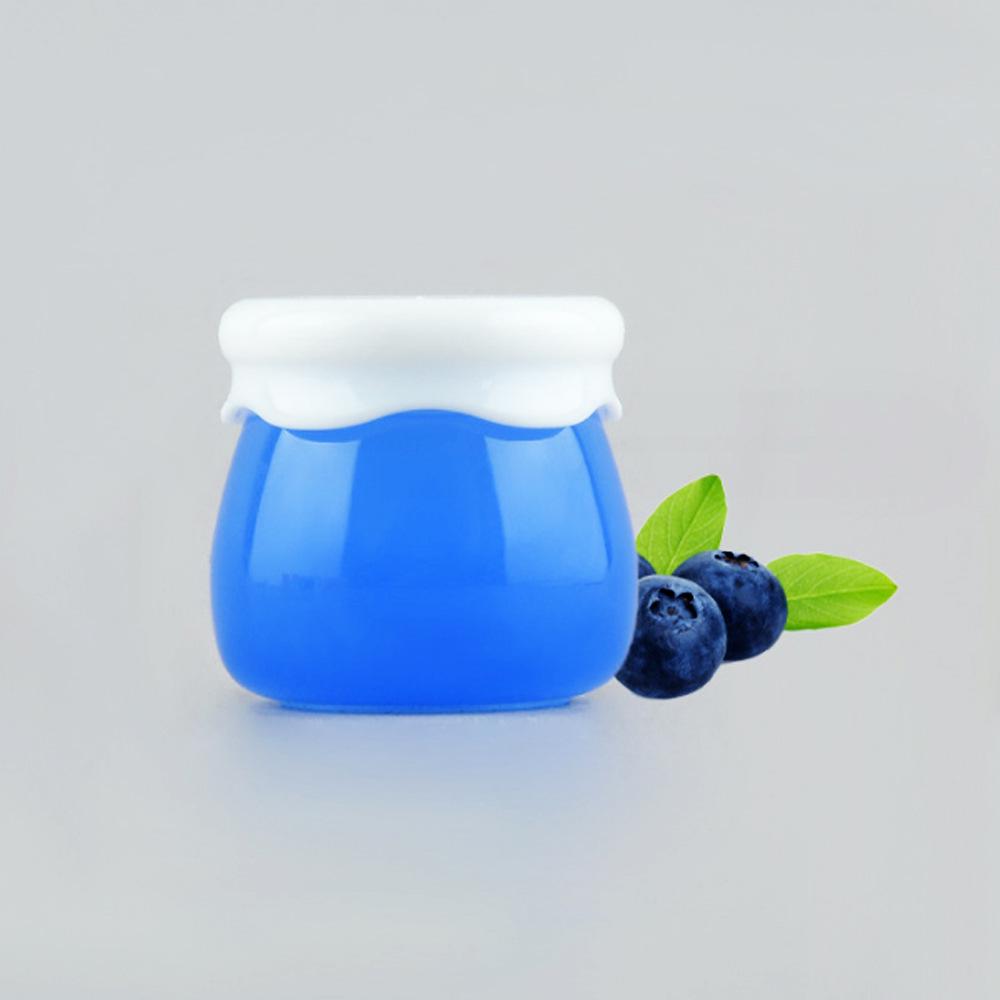 

Acrylic Jam Cream Bottle for Lip Gloss/Lipstick - 10g Fruit Series Pudding Cosmetic Container синій