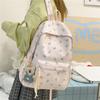 Niedlicher Rucksack mit Bärenaufdruck für Damen und Mädchen, Modischer Tagesrucksack für Schule und Reisen mit mehreren Taschen