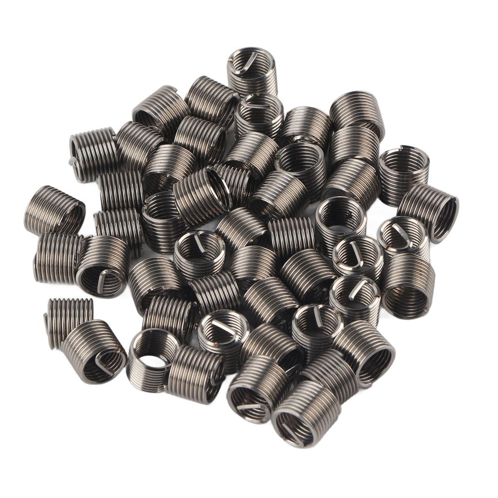 50Pcs Thread Inserts Male Female Reducing Nut Repair Tool Stainless Steel Fastener M10x1.252D