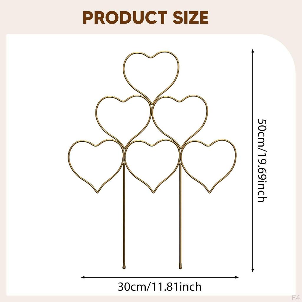 2 Pack Climbing Plant Trellis, Garden Support, for Hoya Flowers
