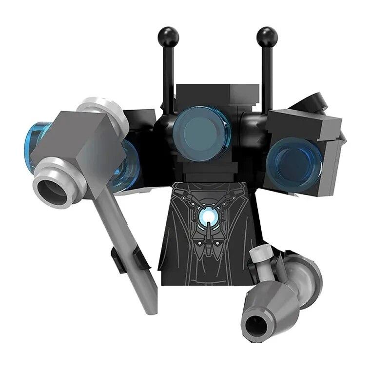 Toilette Mini Actionfiguren Titan TV Mann Sprecher Kameramann Ziegel Montage Bausteine ​​Spielzeug für Kinder