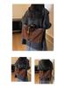 Herbst Koreanische Retro Wildleder Tragetasche - Damen Vintage Schulterhandtasche