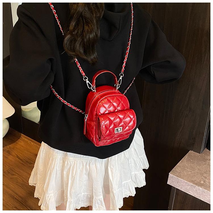 Nischen-Design lässiger Trend-Tasche Damen 2025 neuer Mode-Persönlichkeits-Rucksack Handtasche
