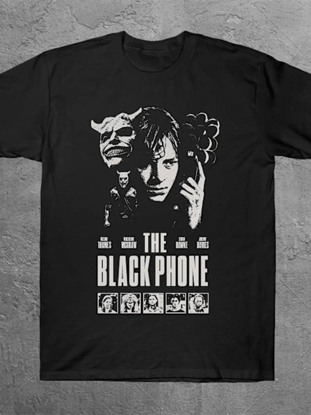 Men S Women S Vintage Black Phone Movie Graphic T-Shirt The Black Phone Movie Inspired Retro 80s/90s Film Iconic Characters -... S разноцветный