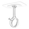 Curtain Rod Holder Brackets Strong Load-bearing Adjustable Simple Installation Ceiling Mounted Self Adhesive Curtain Rod Hooks