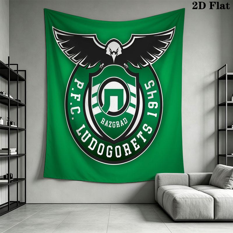 PFC Ludogorets Razgrad Wall Hanging Printed Fabric Blanket Decorative Tapestries for Bedroom Living Room Home Decor
