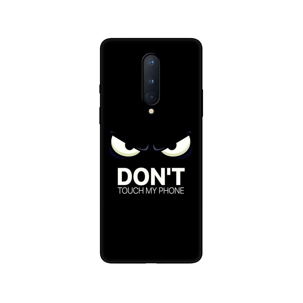 For OnePlus 8 Case For OnePlus 8 Pro Case For OnePlus 8T Case Silicon Phone Back Cover For One Plus 8 T 8Pro 5G Black Tpu Case