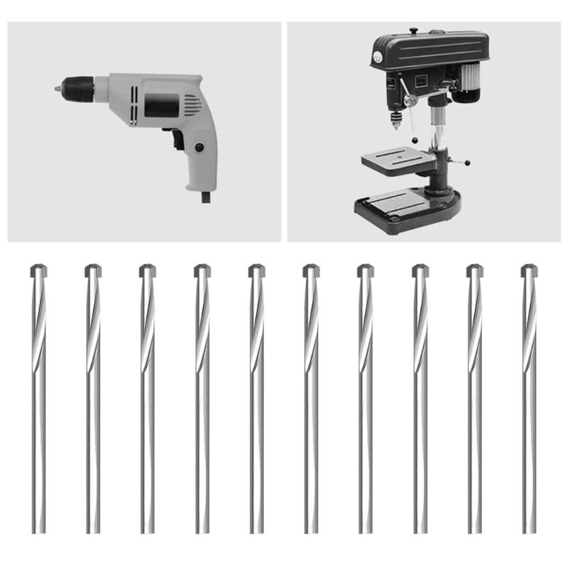 10Pcs Twist Drill Bit Electric Drill Bit For Wood Metal Stainless Steel Aluminum Drilling Quick Hole Metalworking