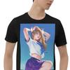 Anime Cat Girl Harajuku Kawaii Short-Sleeve Unisex T-Shirt