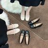 Mary Jane shoes with new autumn thick heels single shoes, women's small inner height increases by 5CM small size 3233