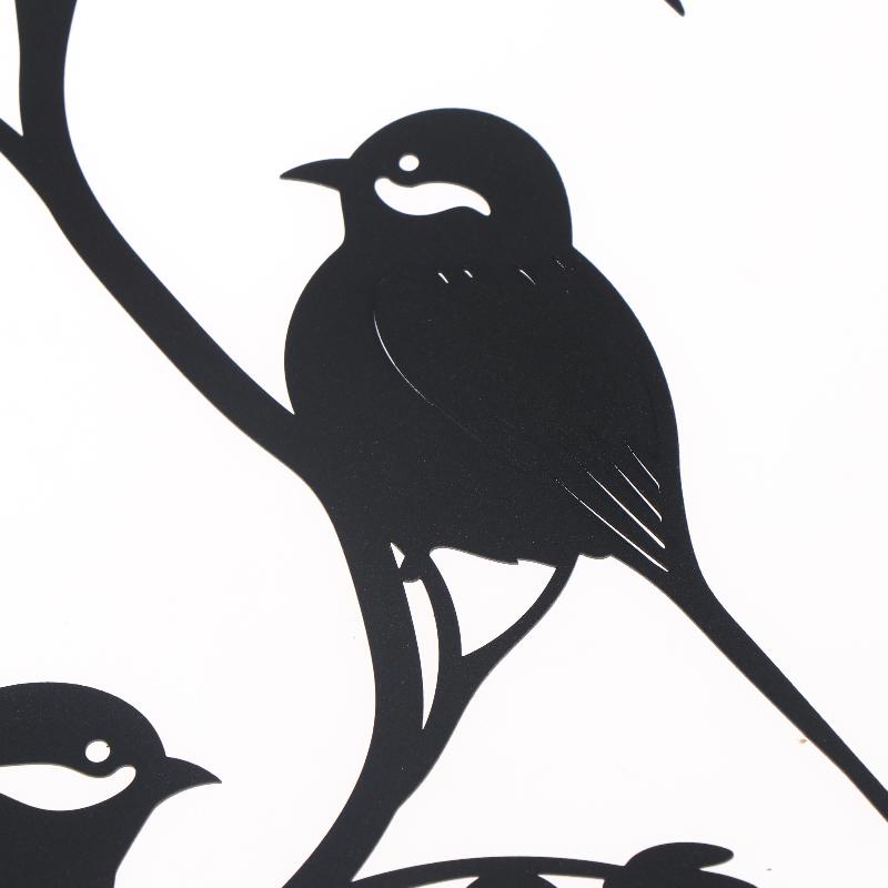 Handgefertigte Schmiedeeisen Wanddekoration Wasserdicht Rostfrei Vintage Schwarz Dekoratives Kunstwerk für Kinderzimmer Kinderzimmer Wanddekoration