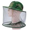 Foldable Net Yarn Hat Sun-proof Breathable Hiking Camping Fishing Double-Use Cap