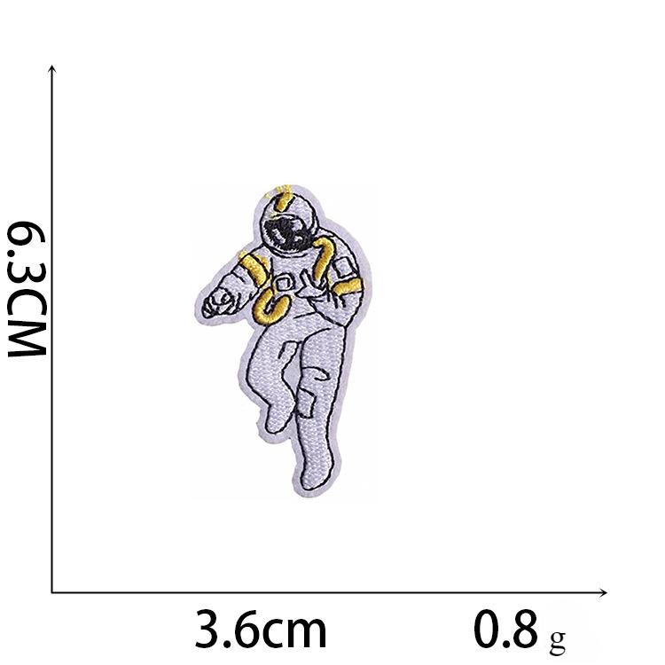 1Pc Astronaut Style Repair Clothing Home Decoration Embroidery Patches
