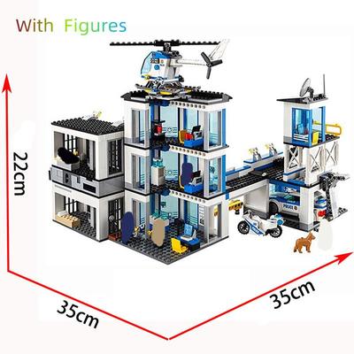 Mini Set Compatible with Police Headquarters 60141 Building Blocks Children's Toys Birthday Gifts 936Pcs 10660