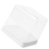 Figures Display Storage Case Transparent Cover Dustproof Stackable Figure Collection Box White