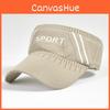 Summer Womens Sport Sun Hat With Large Brim Breathable Polyester For Outdoor Sun Protection