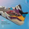 Li Ning Kids Synthetic Leather Basketball Series Comfortable Non-Slip Wear-Resistant Rebound Support Mid-Top Kids Basketball Shoes YKBU090-5
