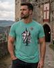 Knights Templar Crusader Warrior Shirt, Medieval Christian Knight Armor Graphic Tee
